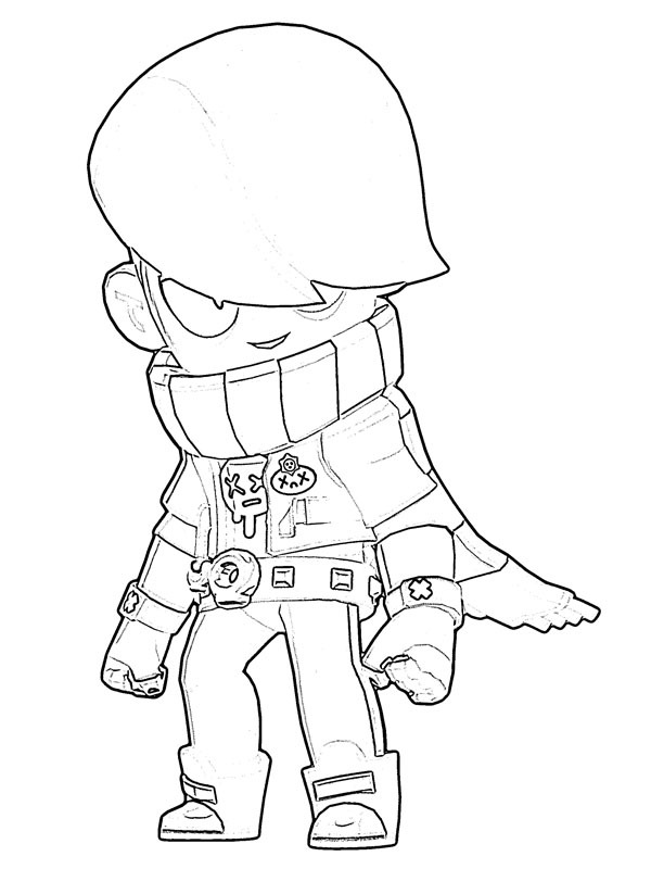 Edgar Brawl Stars Fargeleggingsside Edgar Brawl Stars Fargeleggingsside