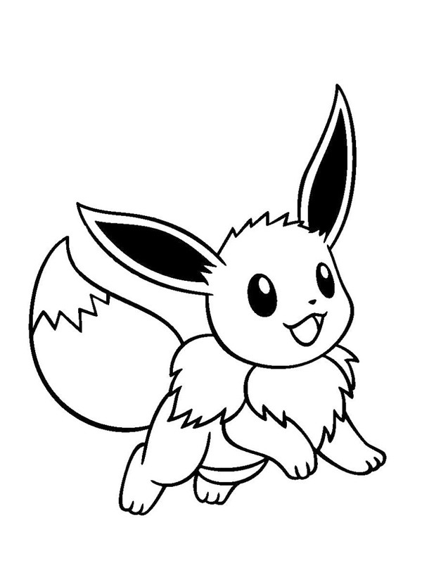 Eevee (Pokémon) Fargeleggingsside Eevee (Pokémon) Fargeleggingsside