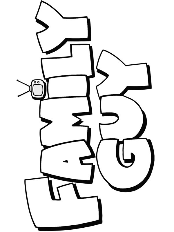 Family Guy logo Fargeleggingsside Family Guy logo Fargeleggingsside