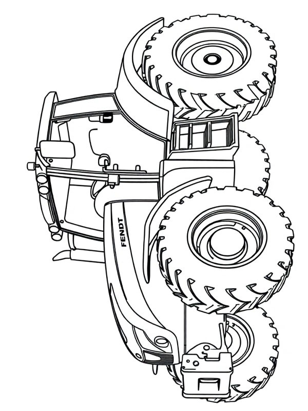 Fendt traktor Fargeleggingsside Fendt traktor Fargeleggingsside