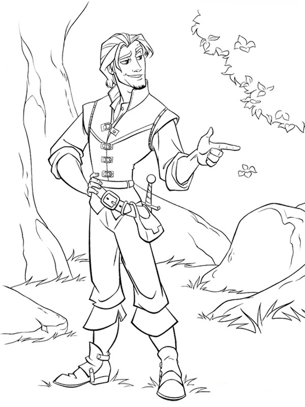 Flynn Rider Fargeleggingsside Flynn Rider Fargeleggingsside