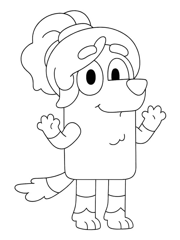 Frisky Heeler Fargeleggingsside Frisky Heeler Fargeleggingsside