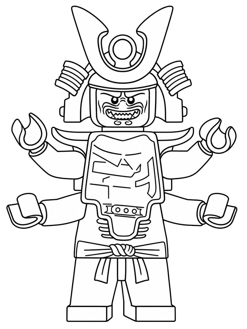 Garmadon (Ninjago) Fargeleggingsside Garmadon (Ninjago) Fargeleggingsside