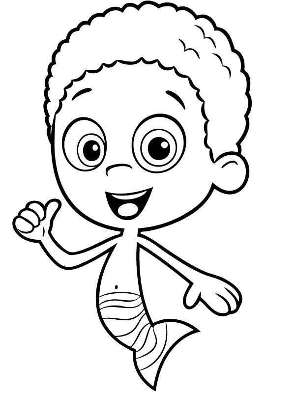 Goby Bubble Guppies Fargeleggingsside Goby Bubble Guppies Fargeleggingsside