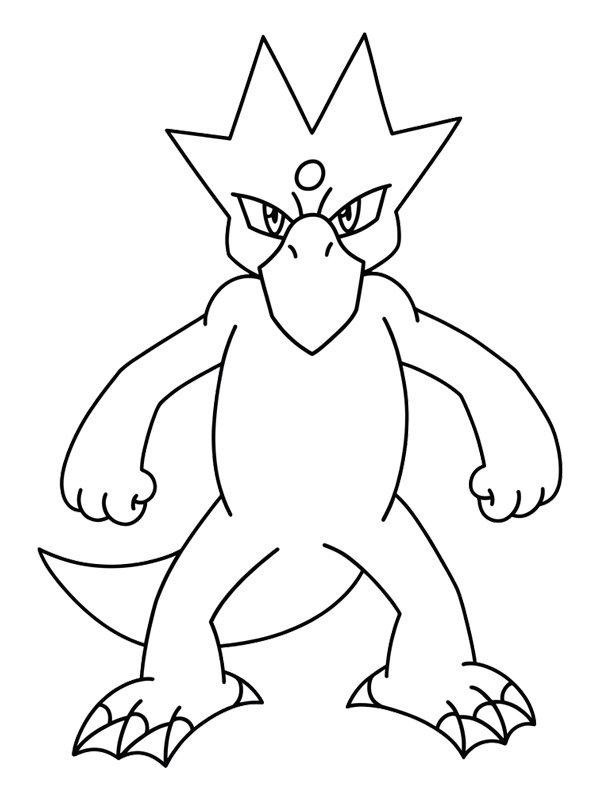 Golduck (Pok&eacute;mon) Fargeleggingsside