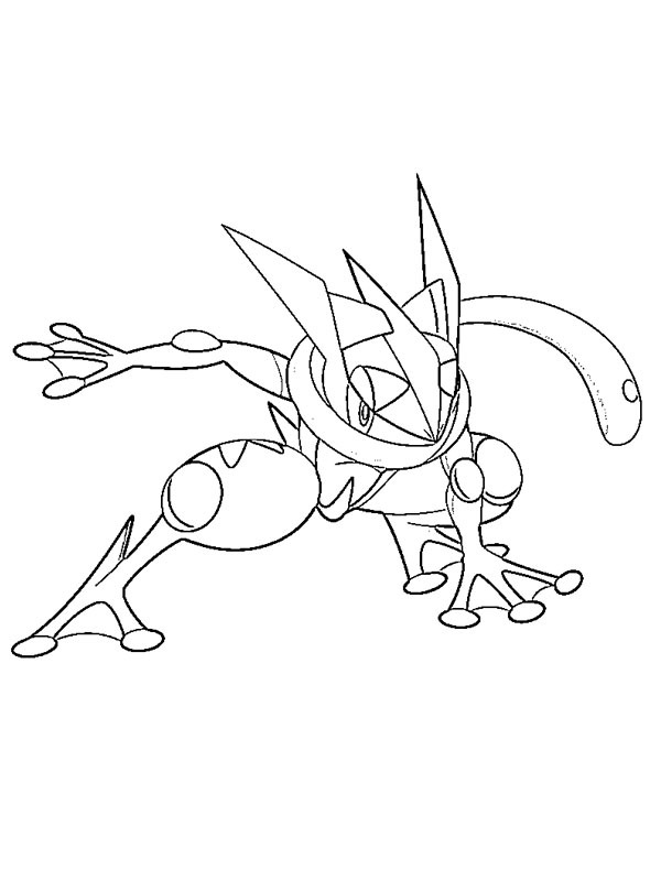 Greninja (Pokémon) Fargeleggingsside Greninja (Pokémon) Fargeleggingsside