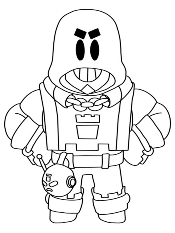 Grom Brawl Stars Fargeleggingsside Grom Brawl Stars Fargeleggingsside