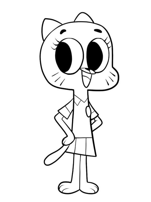 Gumball Fargeleggingsside Gumball Fargeleggingsside