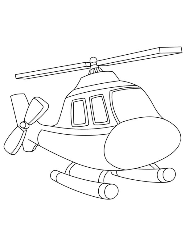 Helikopter Fargeleggingsside Helikopter Fargeleggingsside