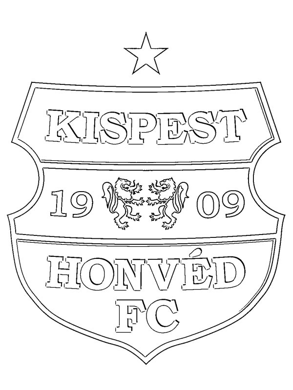 Budapest Honvéd FC Fargeleggingsside Budapest Honvéd FC Fargeleggingsside