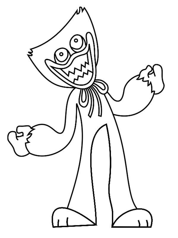 Huggy Wuggy Fargeleggingsside Huggy Wuggy Fargeleggingsside