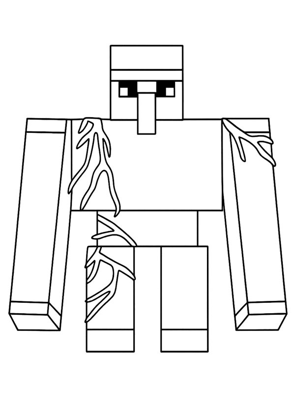 Iron Golem Fargeleggingsside Iron Golem Fargeleggingsside