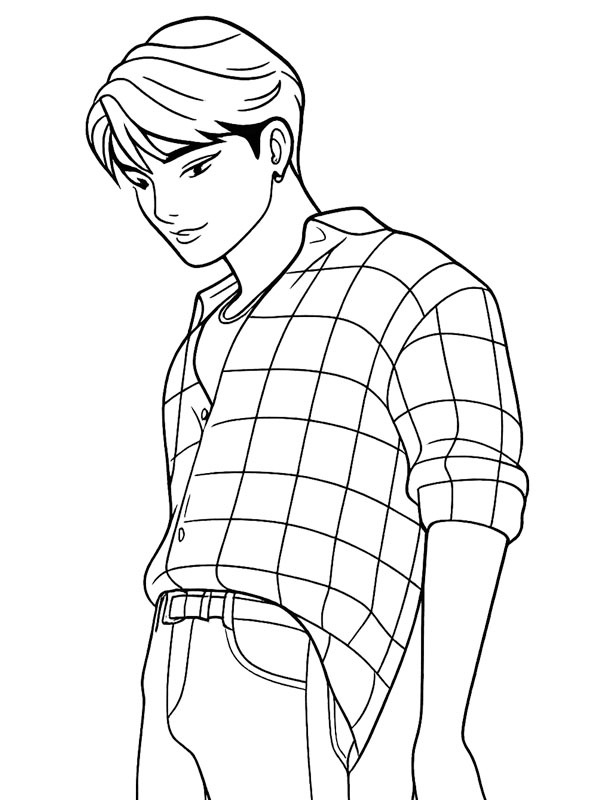 Jinu (KPop Demon Hunters) Fargeleggingsside Jinu (KPop Demon Hunters) Fargeleggingsside