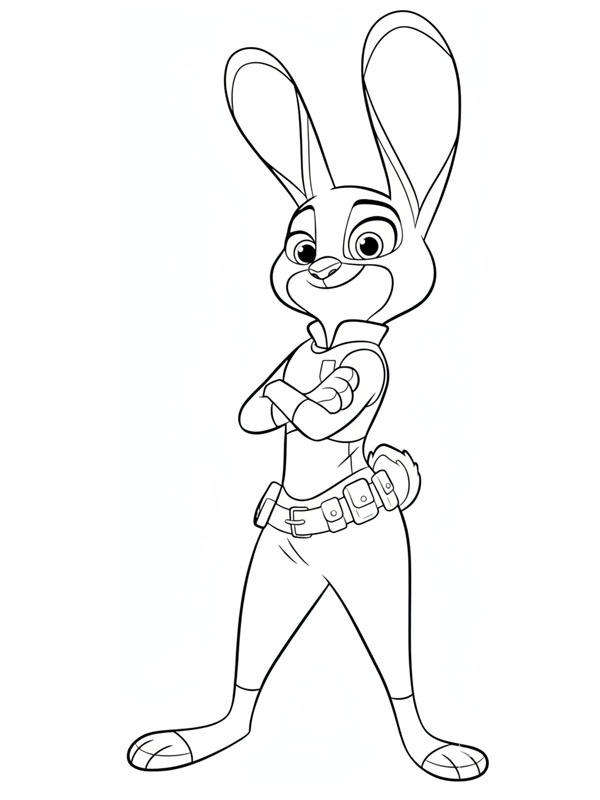 Judy Hopps (Zootopia) Fargeleggingsside