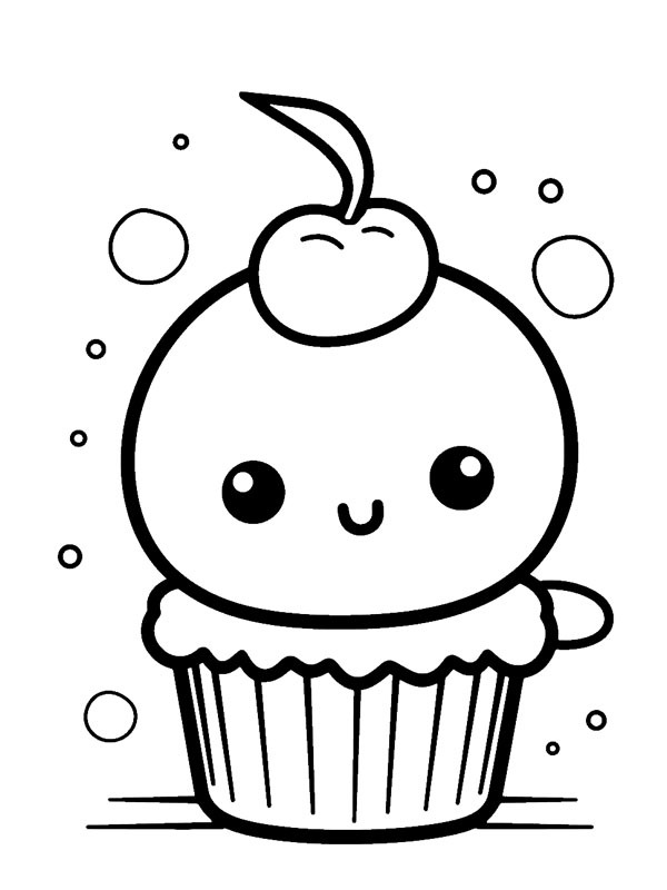 Kawaii Cupcake Fargeleggingsside Kawaii Cupcake Fargeleggingsside