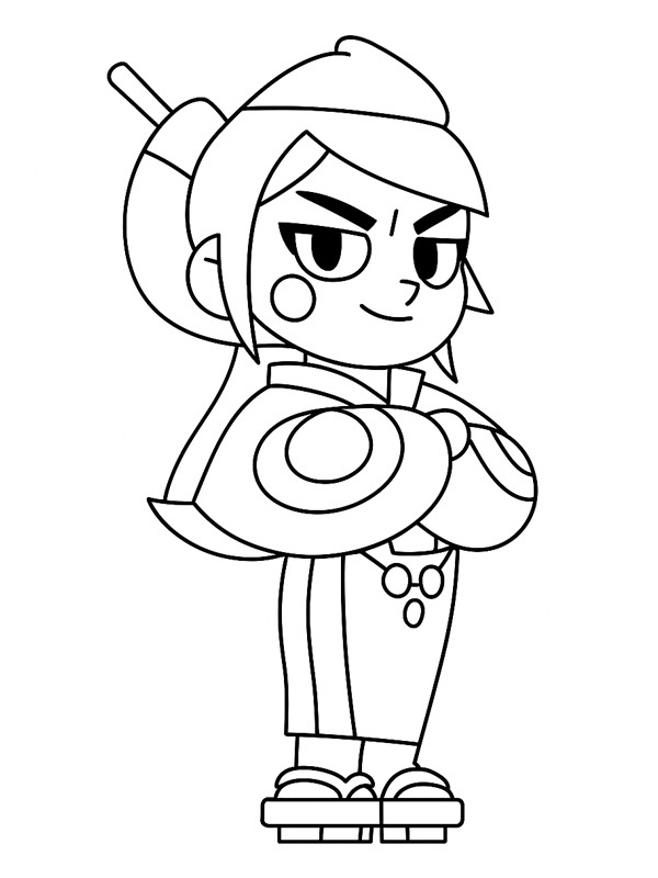 Kaze Brawl Stars Fargeleggingsside Kaze Brawl Stars Fargeleggingsside