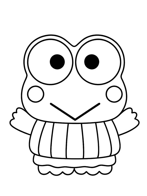 Keroppi Fargeleggingsside Keroppi Fargeleggingsside