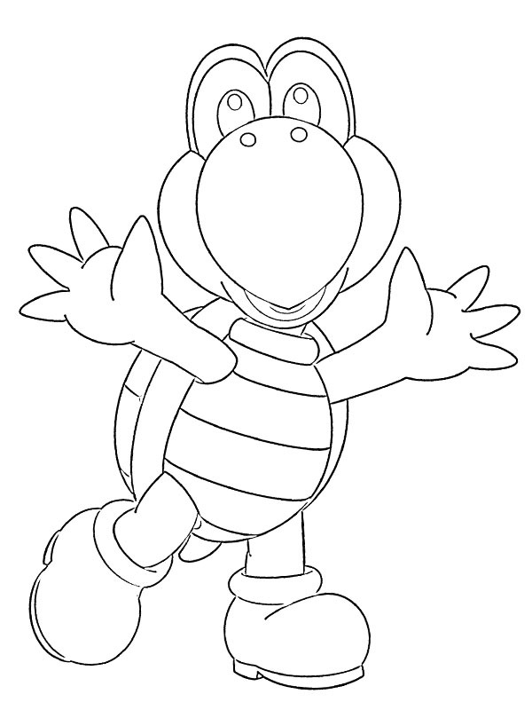 Koopa Troopa Fargeleggingsside Koopa Troopa Fargeleggingsside