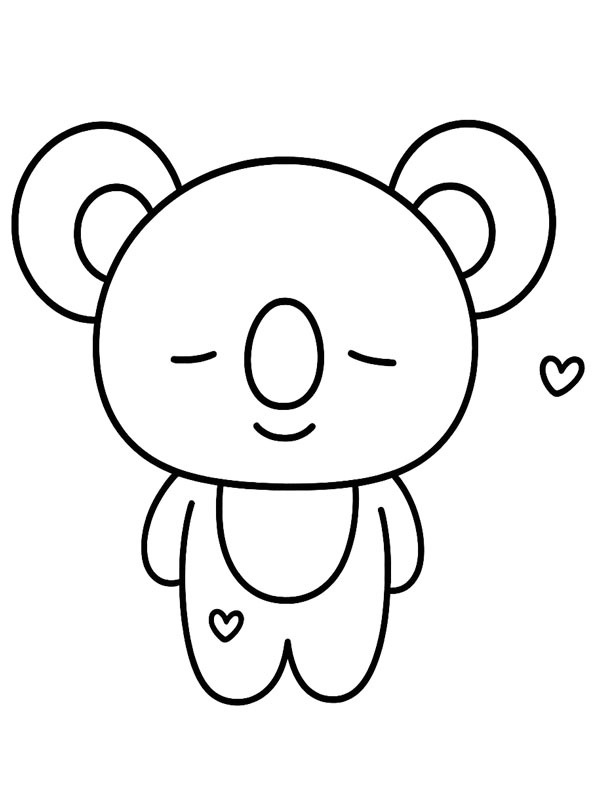 Koya BT21 Fargeleggingsside Koya BT21 Fargeleggingsside