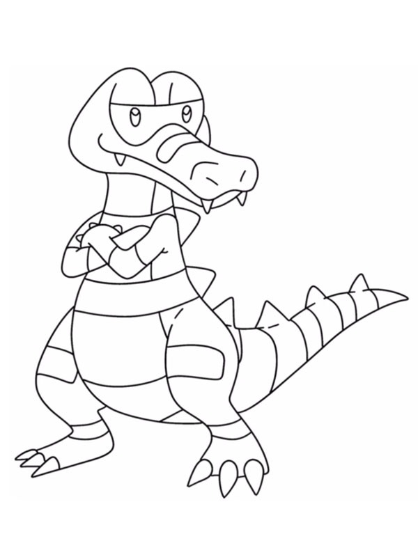 Krokorok (Pokémon) Fargeleggingsside Krokorok (Pokémon) Fargeleggingsside