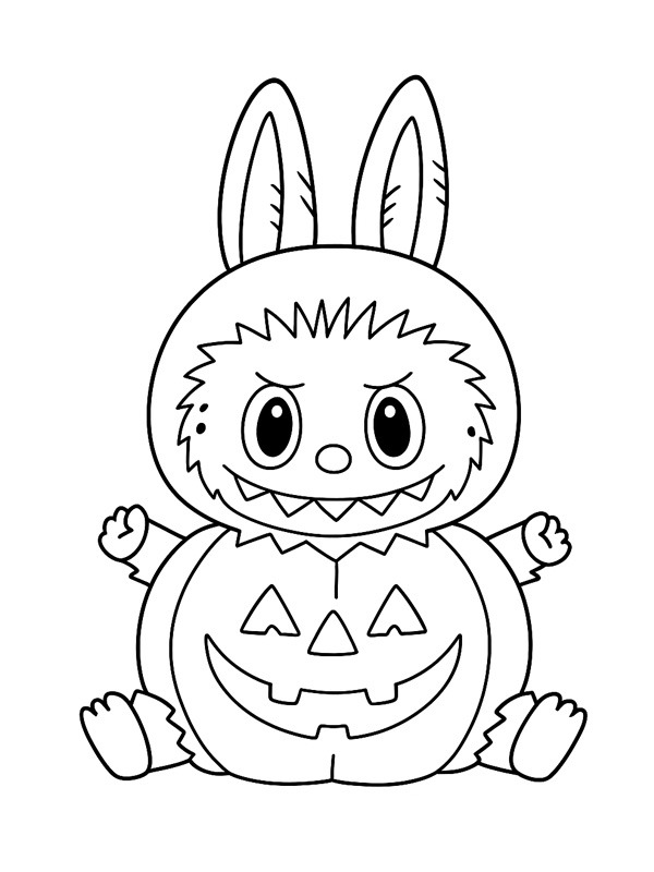 Labubu Halloween Fargeleggingsside Labubu Halloween Fargeleggingsside