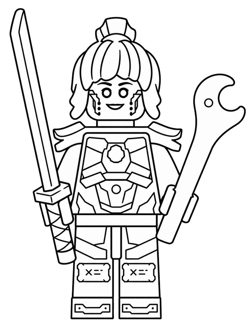 LEGO Ninjago P.I.X.A.L. Fargeleggingsside LEGO Ninjago P.I.X.A.L. Fargeleggingsside