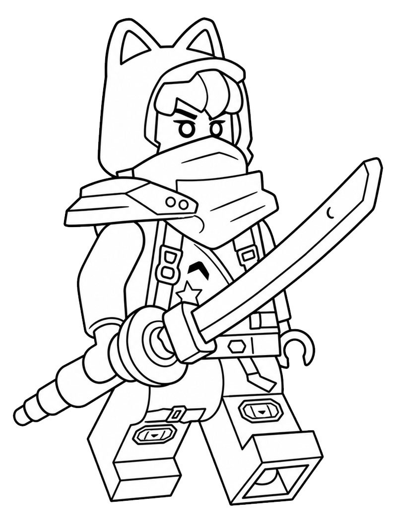 LEGO Ninjago Sora Fargeleggingsside LEGO Ninjago Sora Fargeleggingsside