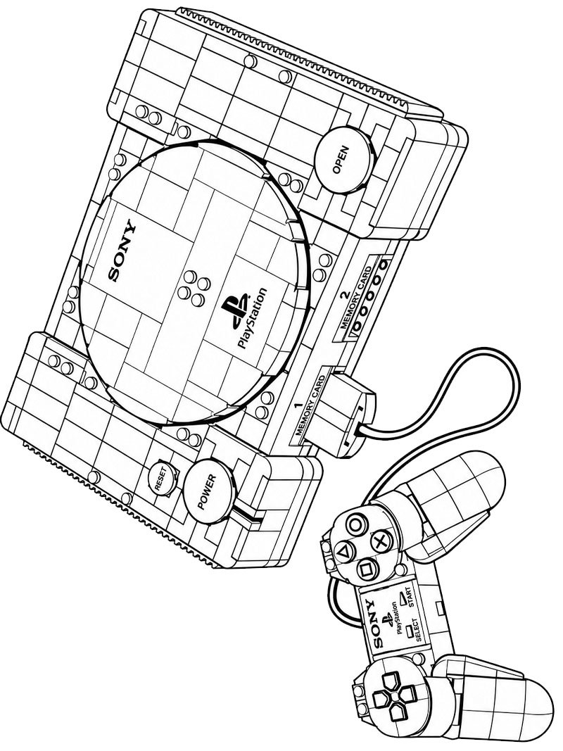 LEGO PlayStation Fargeleggingsside LEGO PlayStation Fargeleggingsside