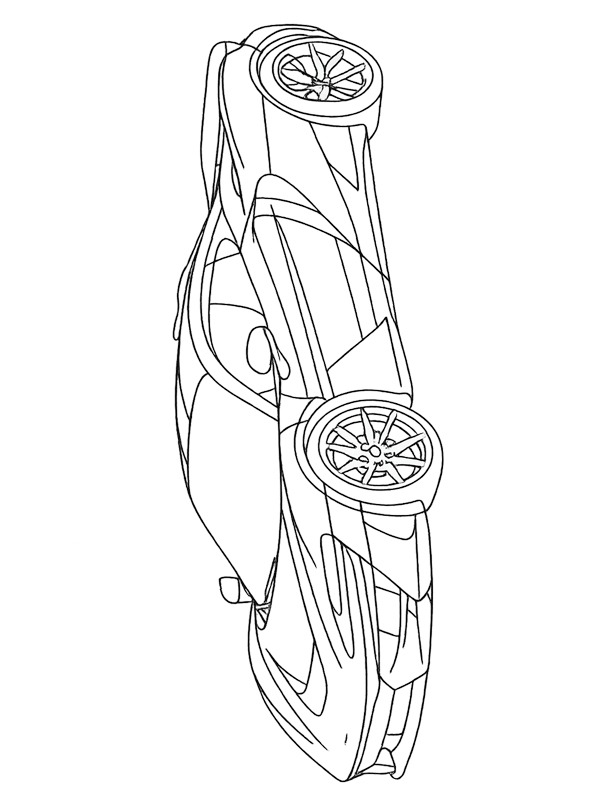 Mclaren W1 Fargeleggingsside Mclaren W1 Fargeleggingsside