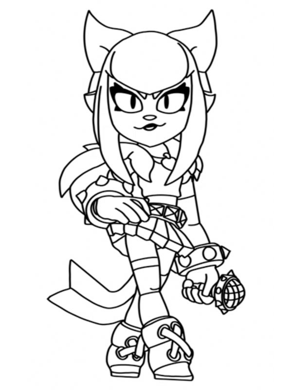 Melodie Brawl Stars Fargeleggingsside Melodie Brawl Stars Fargeleggingsside