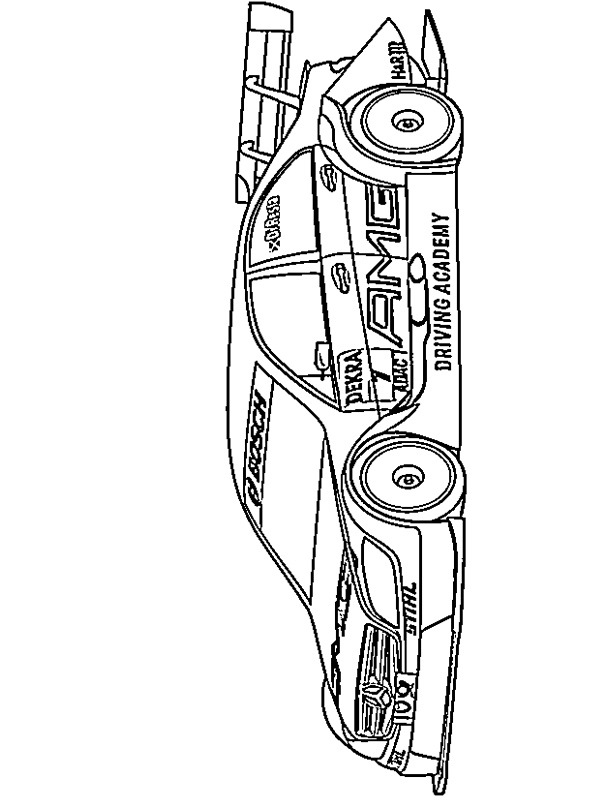 Mercedes Benz DTM Fargeleggingsside Mercedes Benz DTM Fargeleggingsside