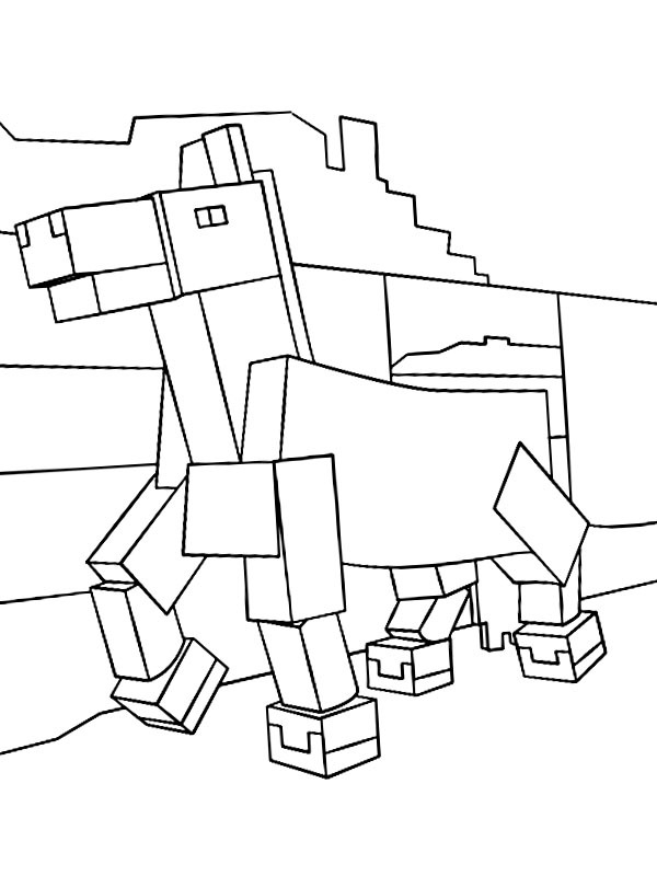 Minecraft hest Fargeleggingsside Minecraft hest Fargeleggingsside