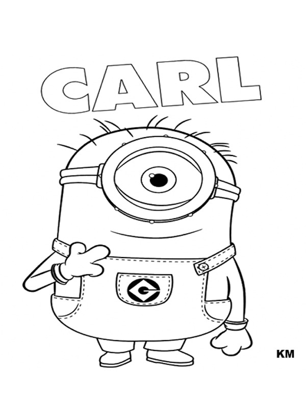 Minion Carl Fargeleggingsside Minion Carl Fargeleggingsside