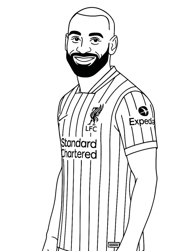 Mohamed Salah Fargeleggingsside Mohamed Salah Fargeleggingsside