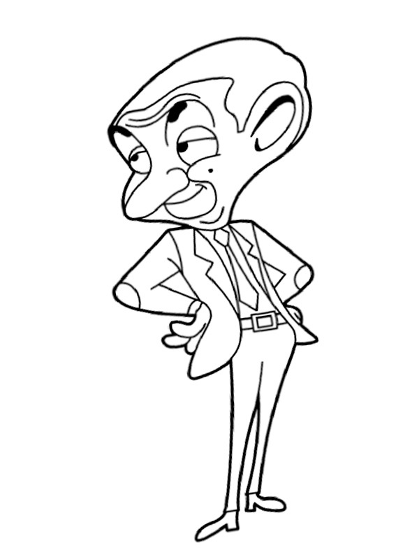 Mr Bean Fargeleggingsside Mr Bean Fargeleggingsside
