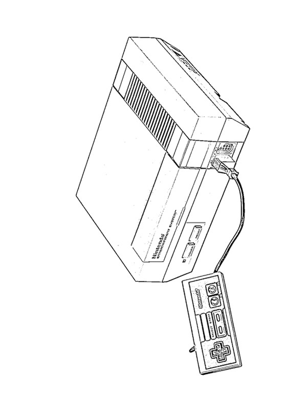 Nintendo Entertainment System Fargeleggingsside Nintendo Entertainment System Fargeleggingsside