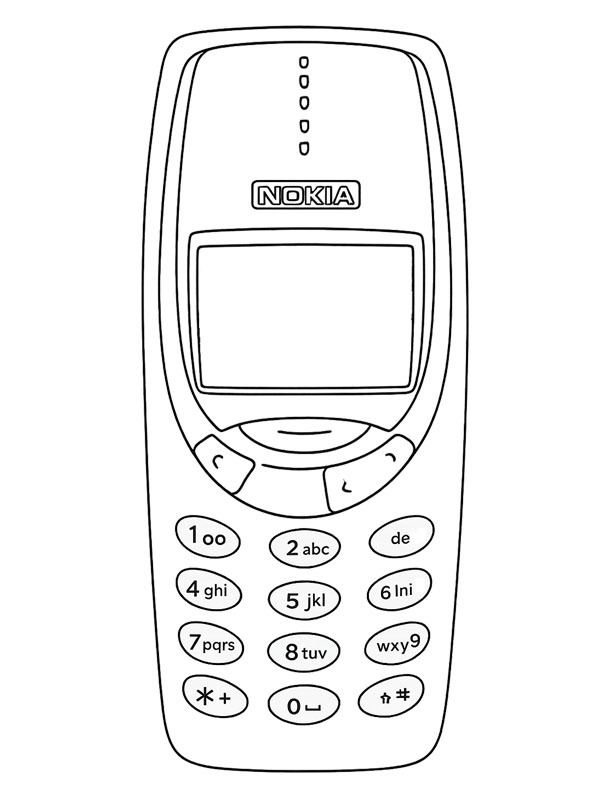 Nokia 3310 Fargeleggingsside Nokia 3310 Fargeleggingsside