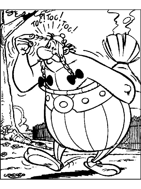 Obelix Fargeleggingsside Obelix Fargeleggingsside