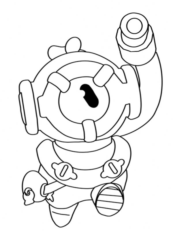 Otis Brawl Stars Fargeleggingsside Otis Brawl Stars Fargeleggingsside