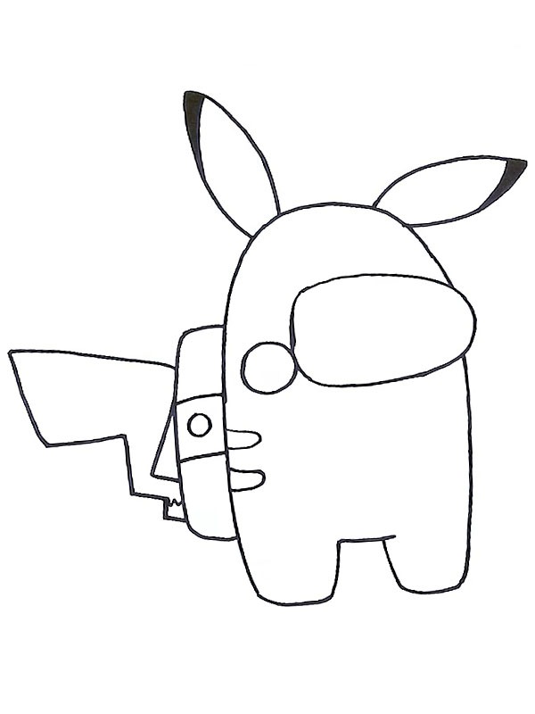 Pikachu Among Us Fargeleggingsside Pikachu Among Us Fargeleggingsside
