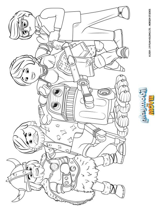 Playmobil filmen Fargeleggingsside Playmobil filmen Fargeleggingsside