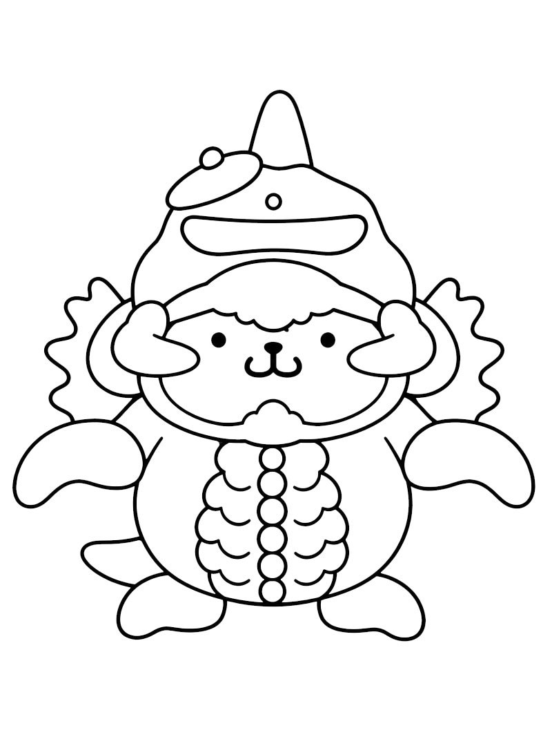 Pompompurin Gigan Fargeleggingsside Pompompurin Gigan Fargeleggingsside