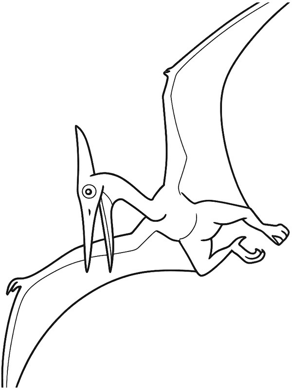 Pteranodon Fargeleggingsside