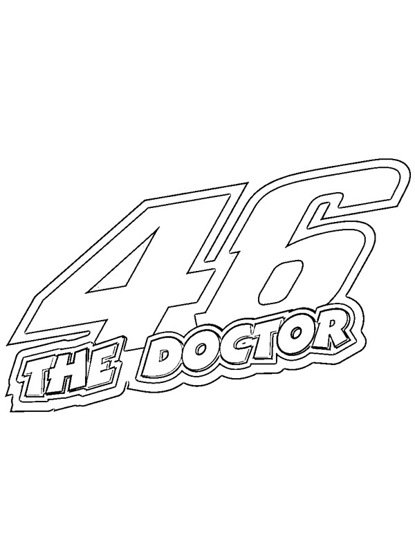 Valentino Rossi 46 the doctor Fargeleggingsside Valentino Rossi 46 the doctor Fargeleggingsside