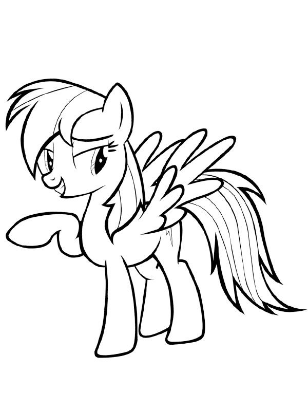 Rainbow Dash Fargeleggingsside Rainbow Dash Fargeleggingsside