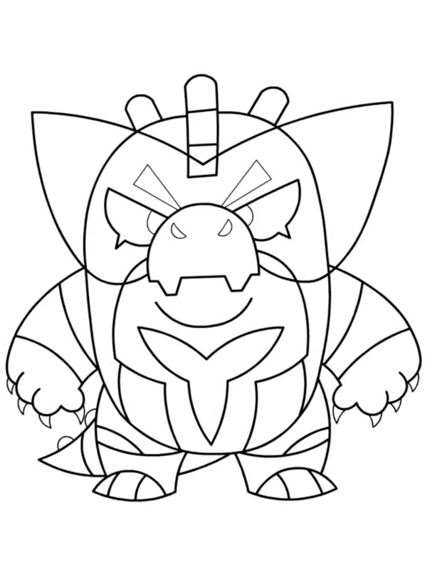 Red Godzilla Buzz Fargeleggingsside Red Godzilla Buzz Fargeleggingsside