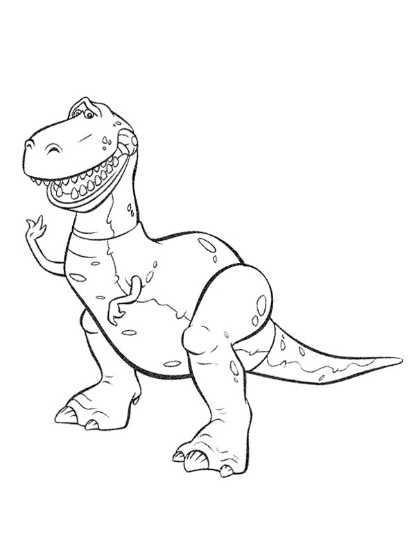 Rex (Toy Story) Fargeleggingsside Rex (Toy Story) Fargeleggingsside