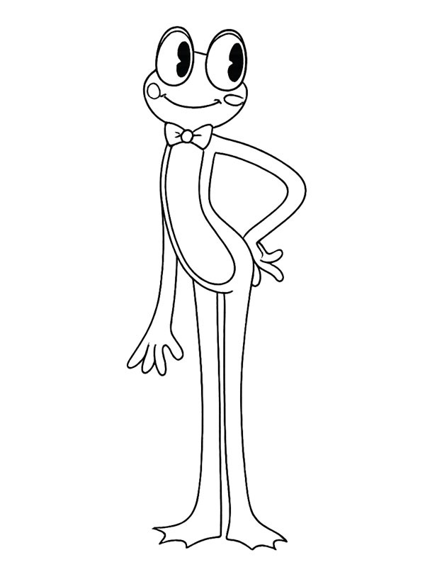 Ribbit (Det fantastiske digitale sirkuset) Fargeleggingsside Ribbit (Det fantastiske digitale sirkuset) Fargeleggingsside