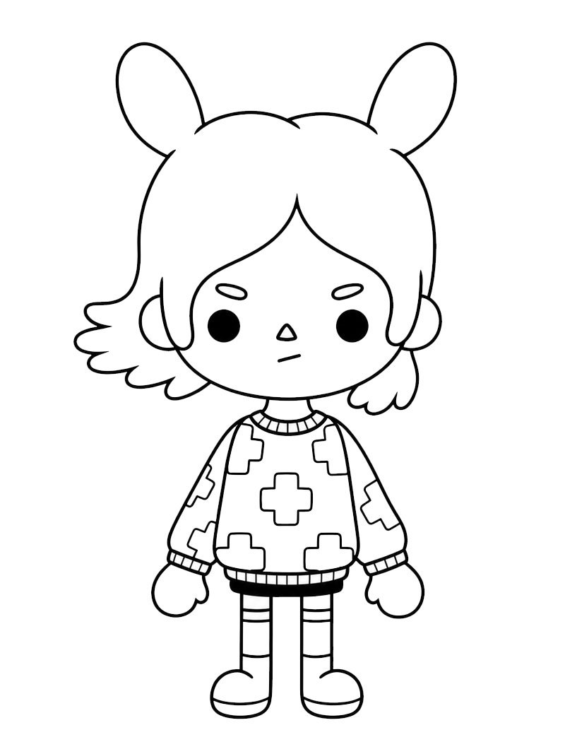Rita (Toca Boca) Fargeleggingsside Rita (Toca Boca) Fargeleggingsside