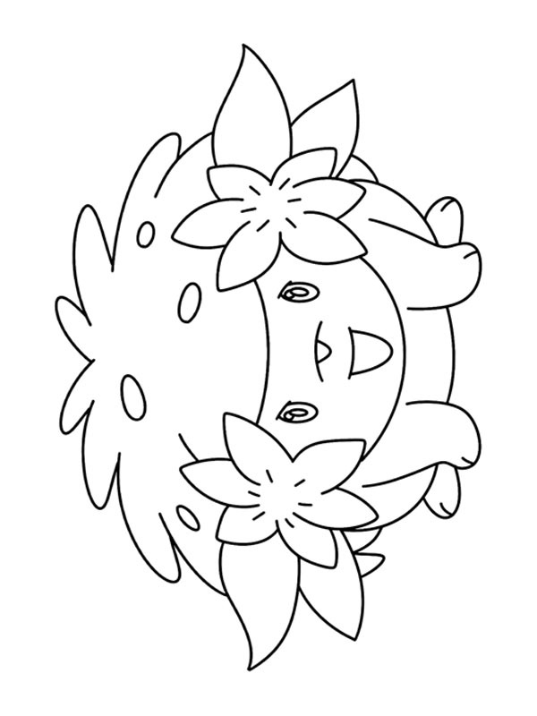 Shaymin (Pokémon) Fargeleggingsside Shaymin (Pokémon) Fargeleggingsside